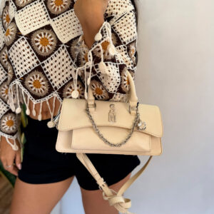 Chaleco Lazos Textura - Blanco